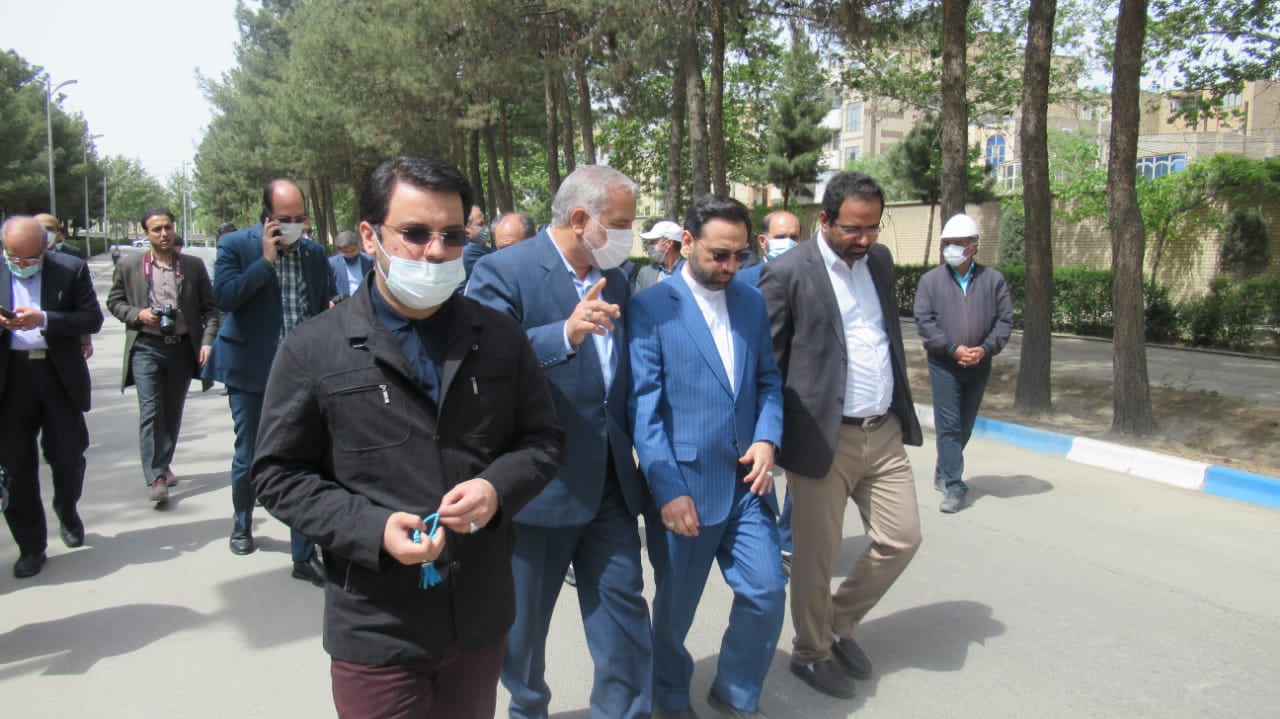بازدید قائم مقام محترم تولیت آستان قدس رضوی از پروژه پارکینگ طبقاتی بیمارستان رضوی